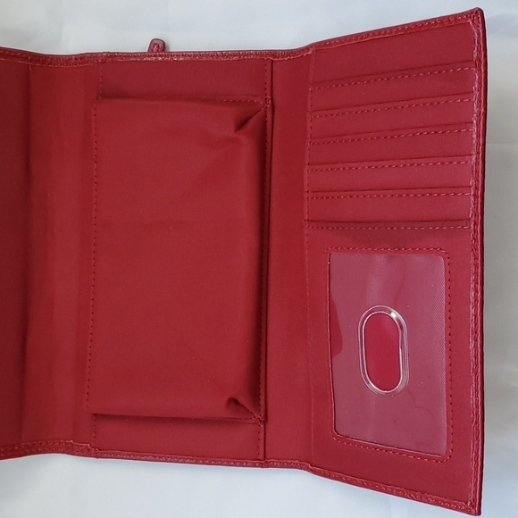 Red Leather wallet - Picture 6 of 6
